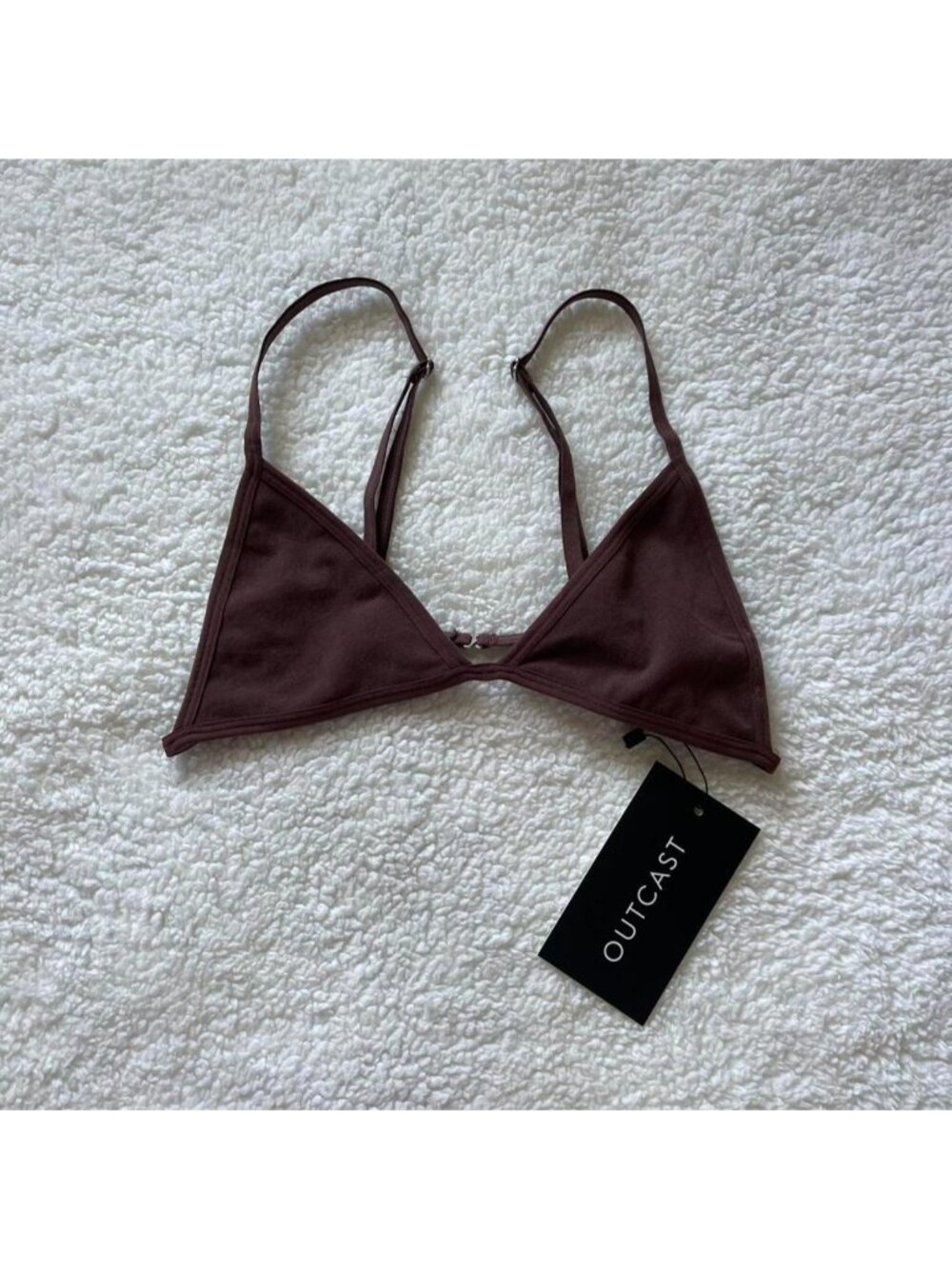 Outcast brown strappy bikini top
